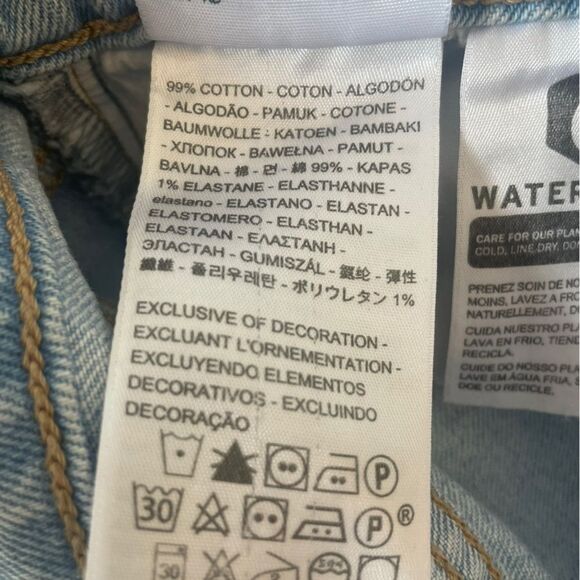 Levis Premium 70s High Slim Straight Denim Jeans Womens Size 25 - Picture 9 of 12